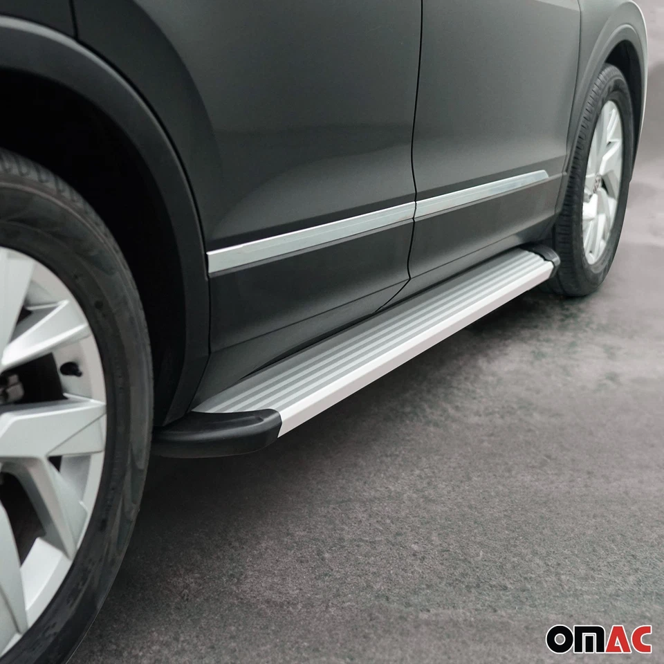 Marchepieds Latéraux pédale pour Opel Mokka 2012-2019 Aluminium Argent 2Pcs - Photo 3/4