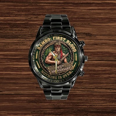 New Rambo first blood 45th Anniversary  3755 Stainless Steel Watch MM306