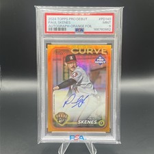 Paul Skenes [Orange Autograph] #PD-140 Prices | 2024 Topps Pro