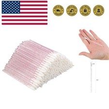 300 Counts Lip Applicators Disposable Lip Brushes Crystal Lipstick Lip Gloss ...