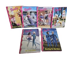 Barbie  Friends Book Club Book Series- Lot of 6, Pink 1990s Grolier Vintage