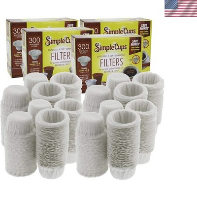 Flavorful Coffee Made Easy - 1200 Count Filters Compatible with K-Cup Machines