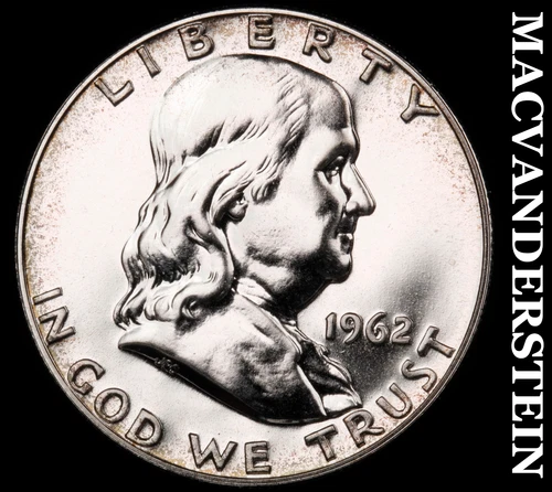 1962 Franklin Half Dollar- Silver- Choice Gem Proof Luster #i9036
