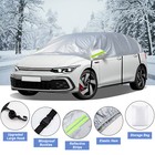 Universal Hatchback Half Car Cover Top Roof UV Snow Frost Dust Resistant Outdoor
