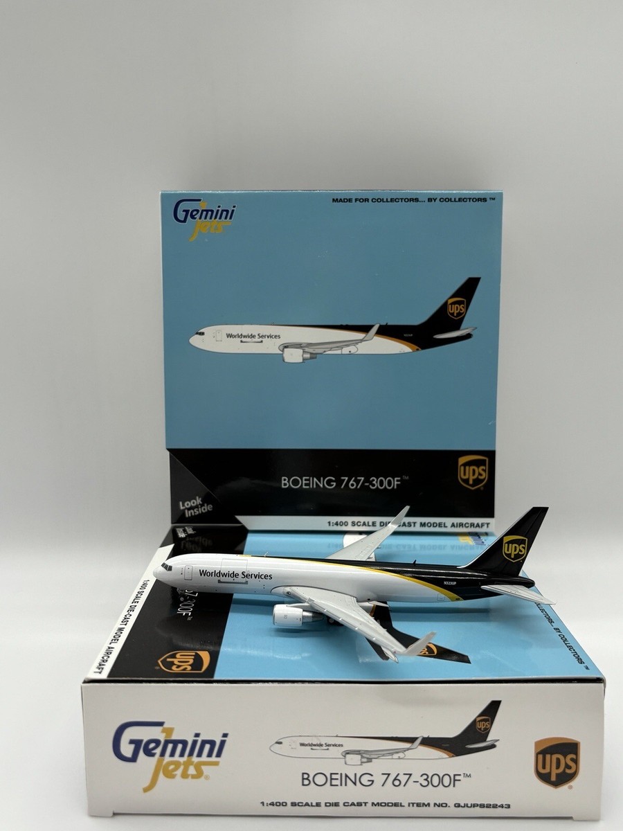 UPS AIRLINES B767-300ERF Reg: N323UP 1:400 Scale DIECAST