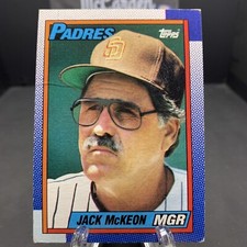 1990 Topps Jack McKeon #231 San Diego Padres