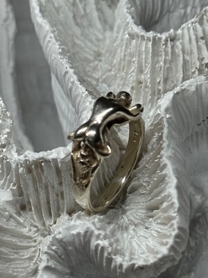 925 Sterling Silber Kamasutra Ring Größe 6