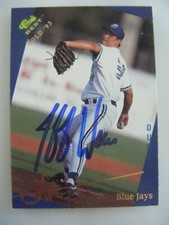 JEFF WARE signed BLUE JAYS 1993 Classic Best Gold baseball card AUTO Autographed