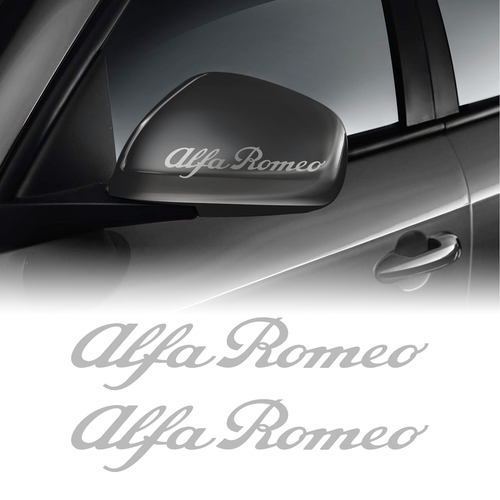 Adesivo Emblema 3D In Metallo Per Alfa Romeo 159, Lettera D, Decorazione Auto Con Retro Adesivo, Colore Argento