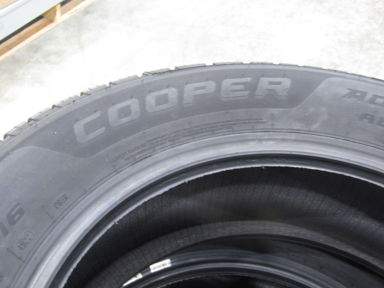 Set of 4 Cooper Adventurer All Season 265/60R16 Tires eBay