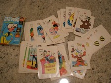 Vintage Old Maid Circus Edition Card Game Ed-u-Cards 1959 in Box