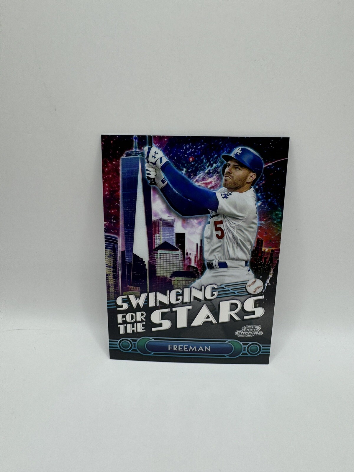 2024 Topps Chrome Fanatics Fest Freddie Freeman Swinging For The Stars #STS-11