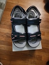 GEOX Strada Sandal Navy Blue / Red New with box Size 6