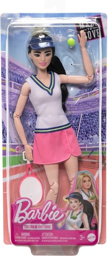 Barbie Puppe Karriere Tennis Player Mit Schläger Und Ball Spielen Toy Gift Ware - Bild 5 von 12