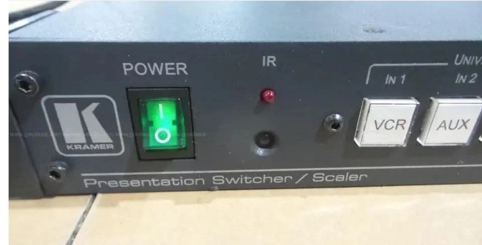 Kramer VP-734 7 Input 4K UHD HDMI DisplayPort Presentation Switcher Scaler - Image 3 of 4