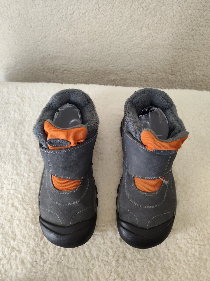 Keen Kootenay Niñas Botas 6 Gris Informal Cómodo Tobillo Sherpa Forrado Invierno Botín Foto 3 de 4