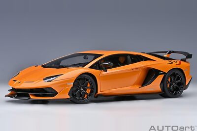 Autoart Lamborghini Aventador SVJ Arancio Atlas Pearl Orange 1/18