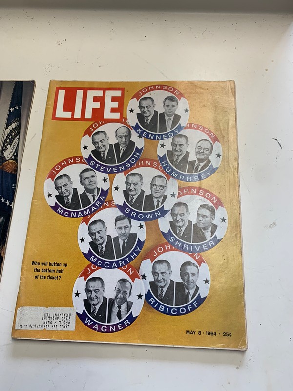 LIFE Magazine Issue MAY 8 1964 JOHNSON ELECTION OPPONENTS Vintage