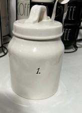 Rae Dunn Numbered Canister 1 Artisan Collection OG HTF