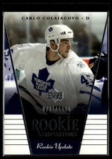 2002-03 Upper Deck Rookie Update #117 Carlo Colaiacovo #/1500