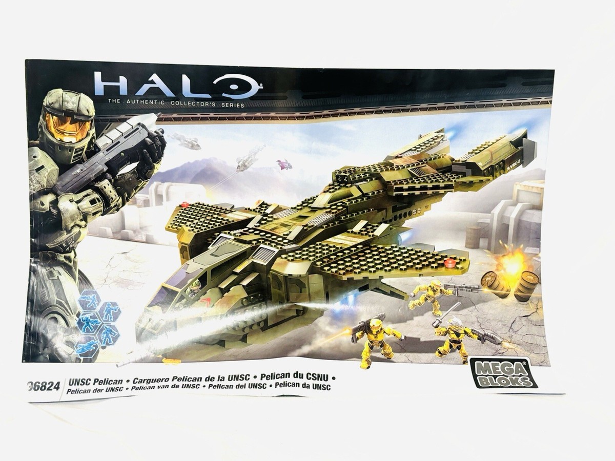Mega Bloks UNSC Pelican Dropship Manual 65541968240|