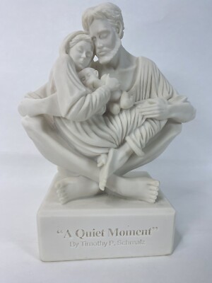 VTG ''A Quiet Moment'' Holy Family Statue Nativity Timothy P Schmalz Resin 1999