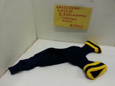 Calzettoni Calcio con staffa taglia unica Blu Seb Sport Vintage