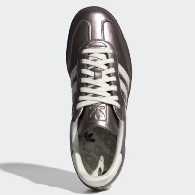 靴 adidas Originals Women's Samba OG Silver Adidas Women's Samba OG Shoes 'Silver Metallic' - JI4219