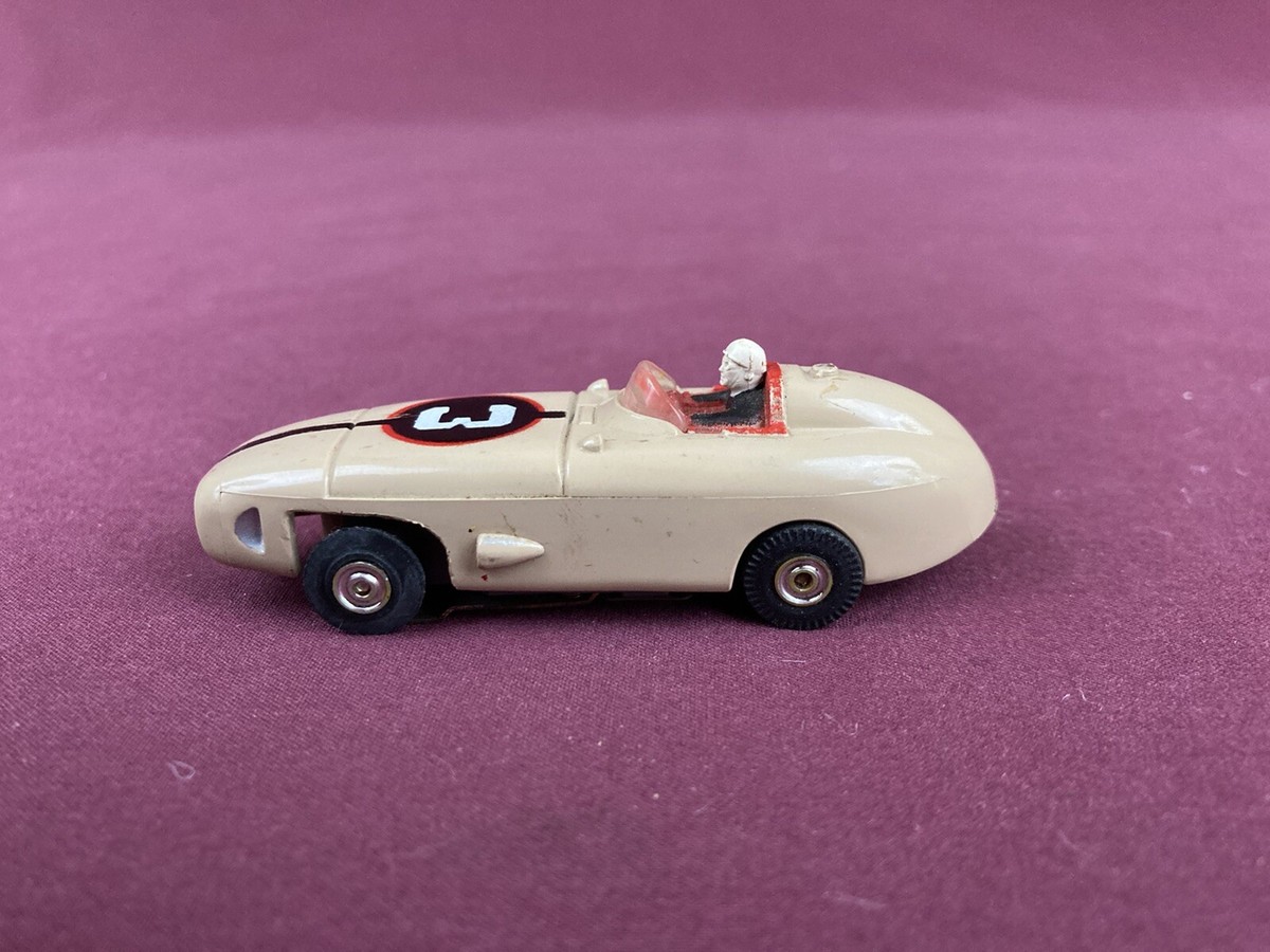 Vintage Aurora T-Jet HO Scale Indy Racer #3 Slot Car Tan | eBay