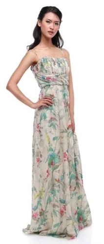 Ted Baker Maxi Dress Gown Floral Size 3 - Picture 2 of 6