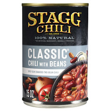 Classic Chili with Beans, Canned Chili, 15 Oz, Pack of 12