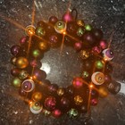 Target Halloween  Hyde and Eek Pre-lit Halloween Wreath Shatterproof 16”  — photo 6