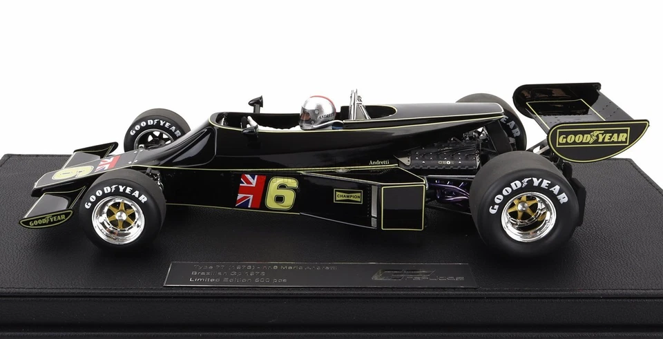 MODELLINO AUTO STATICO GP REPLICAS LOTUS F1 77 MARIO ANDRETTI 1976 SCALA 1/18 - Immagine 3 di 4