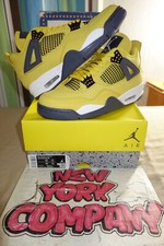 Air Jordan 4 Retro "2021 Lightning" Tour Yellow/Dark Blue Grey CT8527 700