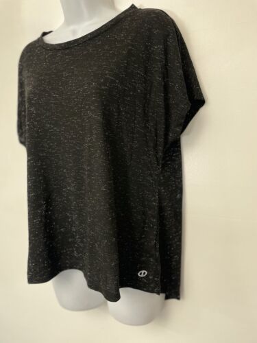 Top donna Spalding Activewear spacco schiena nero Amazzonia argento taglia L - Foto 2 di 7