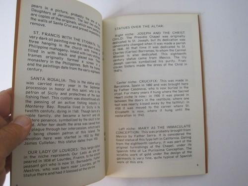 The Royal Presidio Chapel: History, Architecture and... PB 1970 Dora Crouch - Picture 11 of 15