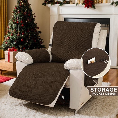 Waterproof Recliner Chair Cover Oversized NonSlip Recliner Covers Home Decor - Picture 33 of 39