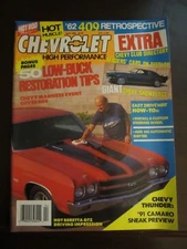 Chevrolet High Performance April 1990 Beretta GTZ '62 409 '91 Camaro X W1