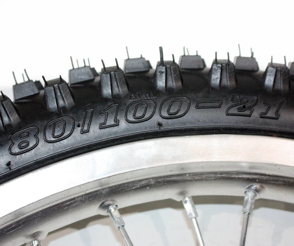 80/100 - 21 21" Inch Front Wheel Rim Knobby Tyre Tire Trail Dirt Bike Motorcross - Image 3 of 4