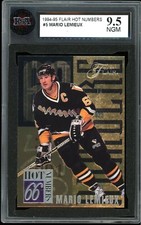 1994-95 Flair Hot Numbers #5 Mario Lemieux KSA 9.5 NGM