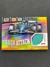 Lance Stroll 2024 Topps Finest F1 GOLD Refractor Driver Patch Aston Martin 2/25