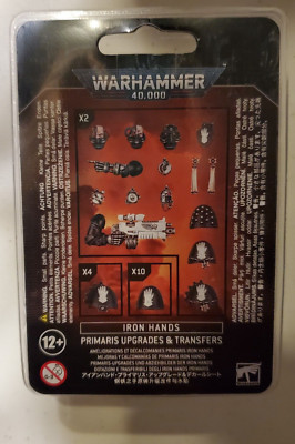 Warhammer 40,000: Iron Hands Primaris Upgrades and Transfers GW 55-09 NIB