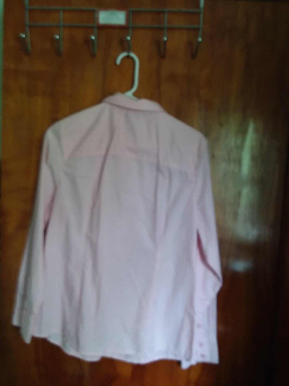 Basic Edition button-up, long-sleeved pink shirt,… - image 3