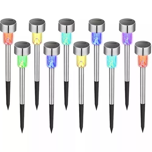 12 Pack Solar Power LED Stake Lights Patio Outdoor Garden Lawn Path Lamp Light - Bild 13 von 13