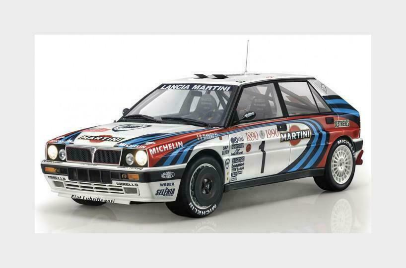 ITALERI 4709 Lancia Delta Hf Integrale Martini Rally Montecarlo 1990 1:12 Scale
