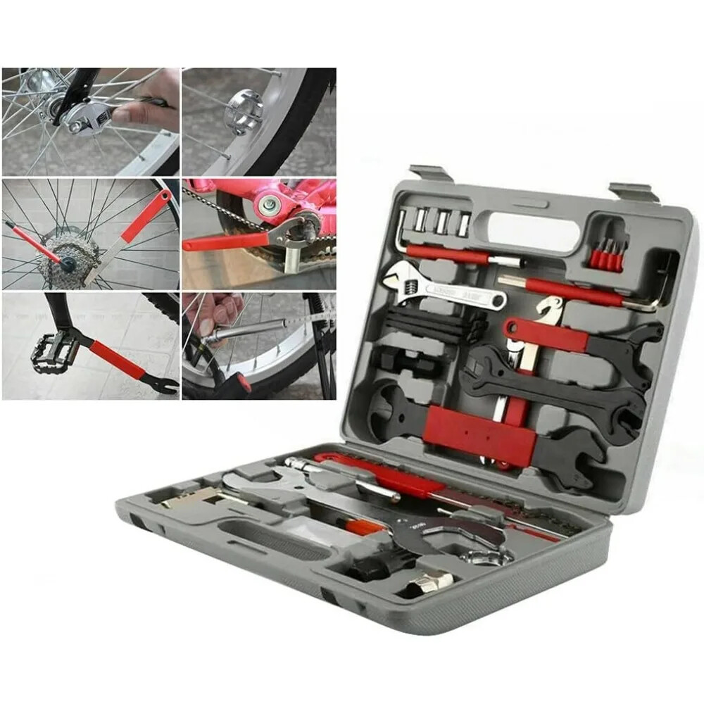 Bicycle Repair Tools Set Chains Breaker Cutter Crank Puller Holder Extractor Set