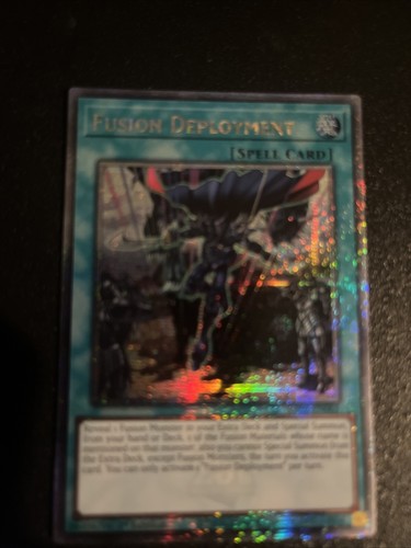 Fusion Deployment RA02-EN065 Quarter Century Secret Rare NM 1st Ed Yugioh