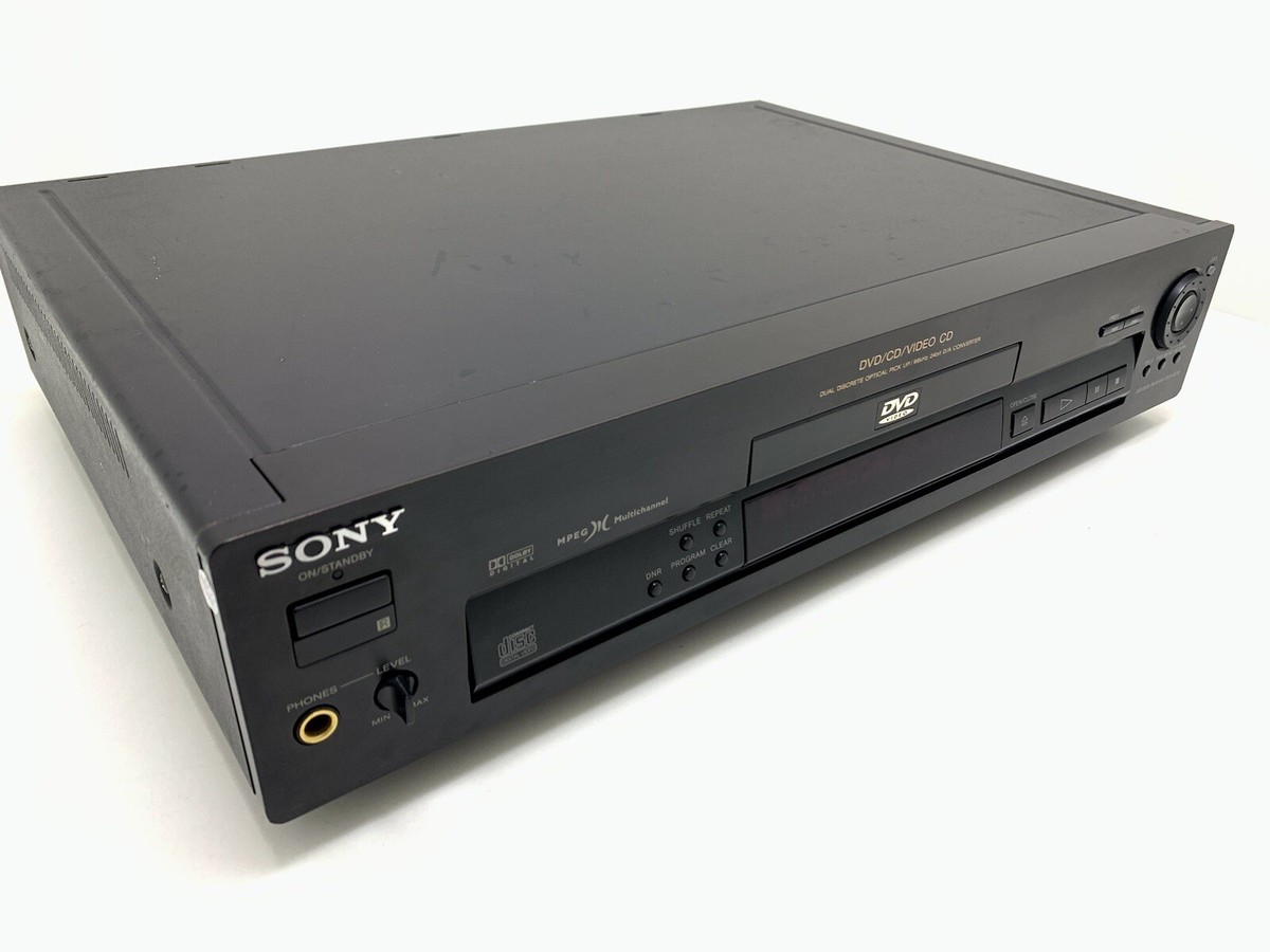 SONY DVP-S715 DVD VÍDEO CD Compact Disc + Remote VINTAGE 1998 WORK