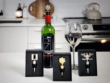 Military Officer Rank Wine Bottle Stoppers