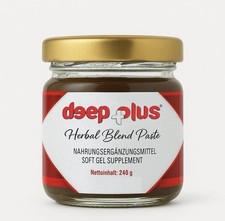 Deep Plus Gel Miele Ginseng Maca 100% Naturale 240 gr Extra Forte per Uomo